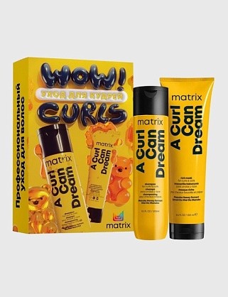набор осень керл кан дрим 2025 ( шампунь д/вьющихся 300 мл и маска д/кудрявых 250 мл )