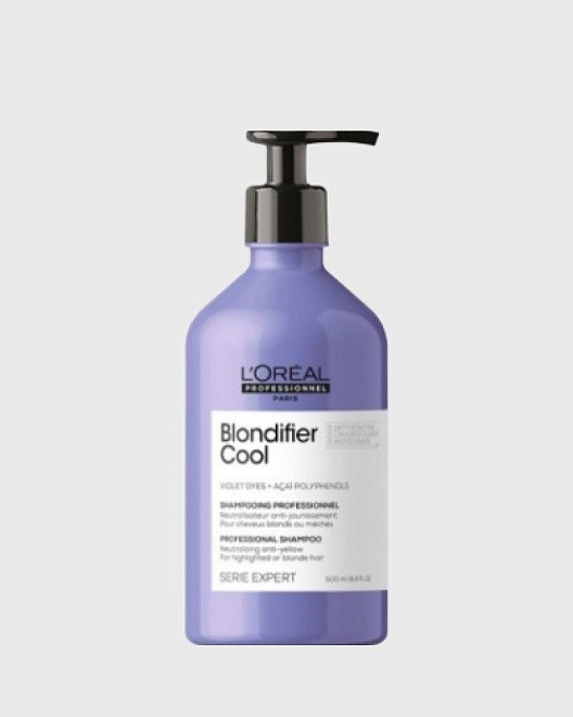 blondifier cool шампунь холодный блонд 500 мл