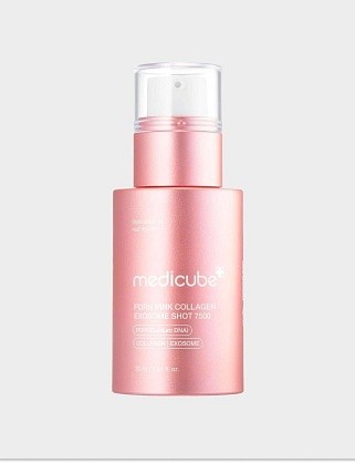 сыворотка с микроиглами и экзосомами pdrn pink collagen exosome shot 7500 30мл