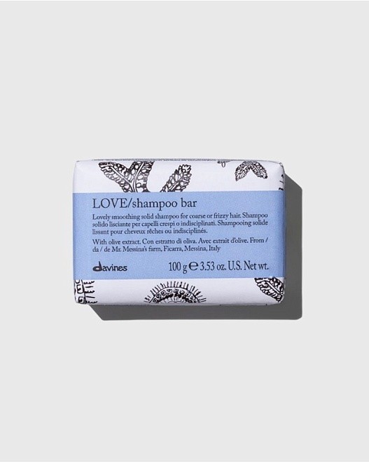 твёрдый шампунь love для разглаживания завитка 100 гр