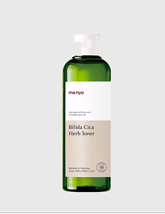 успокаивающий тонер для лица ma:nyo “bifida cica herb toner”, 210ml
