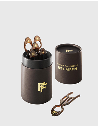 тубус (5 шт) шпилька hairpin no1 - коричневая (brown)