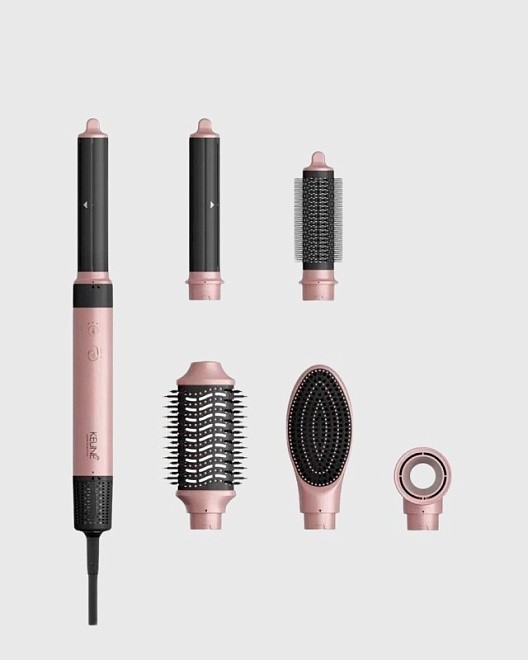 мультистайлер для волос 6в1 (розовый)