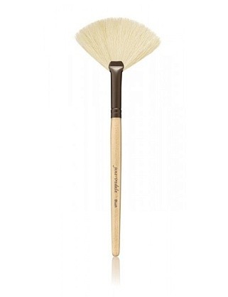 кисть для нанесения румян - blush (white fan) brush