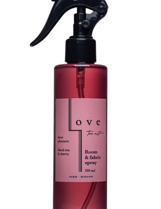 спрей для белья и дома черный чай и вишня 200 мл