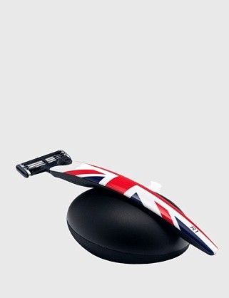 бритва bolin webb r1, union jack, gillette mach3