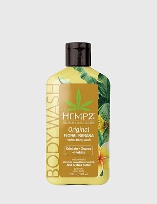 гель для душа оригинальный / hempz original floral banana herbal body wash (500ml)