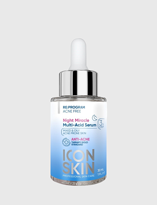 ночная мультикислотная сыворотка night miracle / night miracle multi-acid serum, 30 мл.