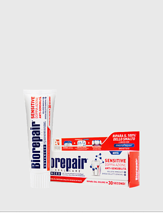 зубная паста сенситив двойное действие sensitive double action 75 мл biorepair (биорепейр) (12) 