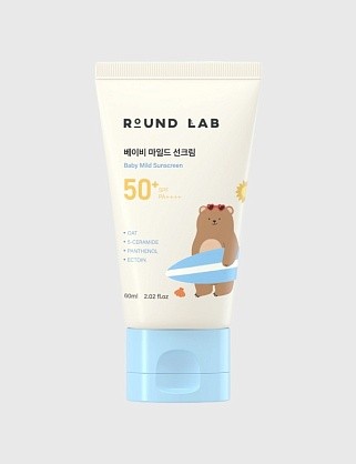 детский солнцезащитный крем baby mild sunscreen spf50+ pa++++ 60 мл