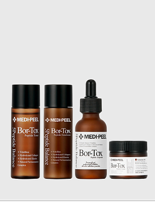 bor-tox 5 peptide multi care kit (30ml+30ml+30ml+50ml) набор для лица с эффектом ботокса