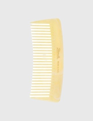 расческа для волос пластиковая бежевая (гребень)