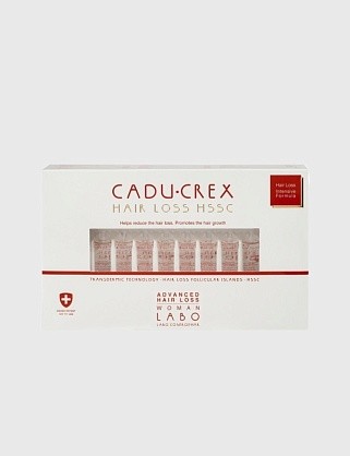 cadu-crex hssc advanced при прогрессирующем выпадении волос, 20 ампул, для женщин