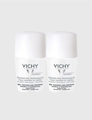 дезодорант дуопак шариковый для чувствительной кожи 48ч