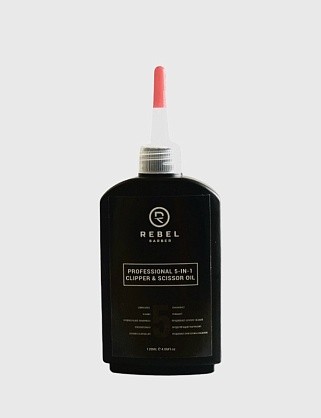 профессиональное масло для машинок и ножниц rebel barber 5-в-1 120 мл
