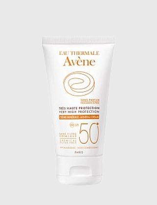 avene солнцезащитный минеральный крем для сверхчувствительной кожи spf 50+ 50 мл avene 217600
