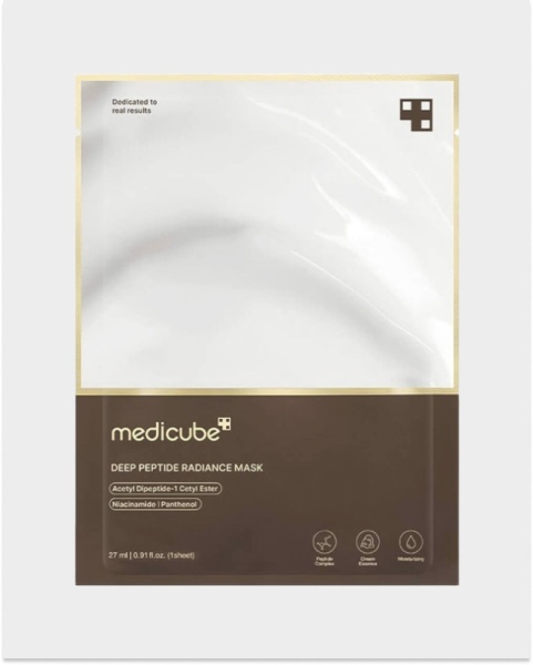 Тканевая маска для сияния с пептидами Deep Peptide Radiance Mask 27г