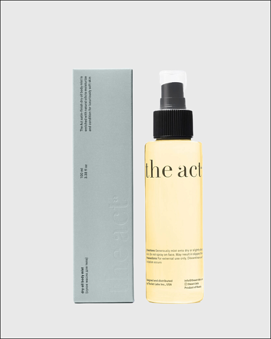 сухое масло для тела 