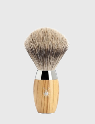 бритвенный набор muehle kosmo, олива, барсучий ворс категории fine, бритва mach3