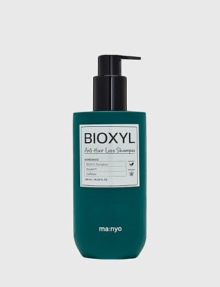 шампунь для укрепления волос ma:nyo “bioxyl anti-hair loss shampoo”, 480ml