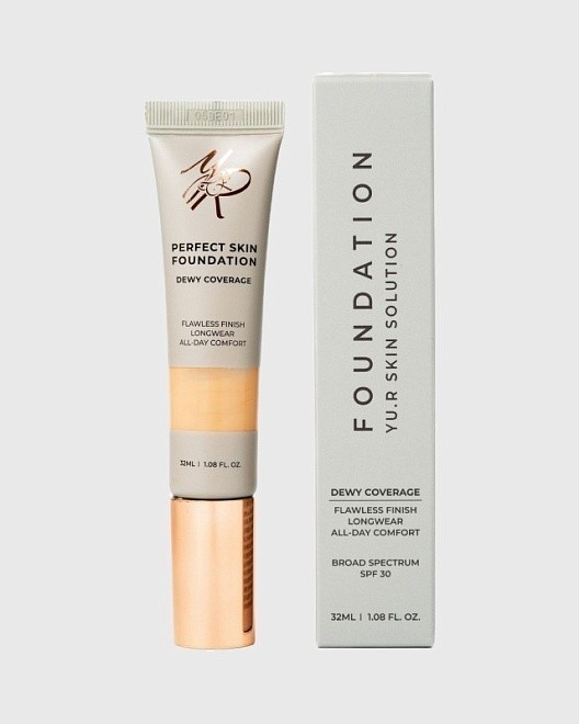 устойчивая основа под макияж dewy coverage foundation (3.75 light golden)