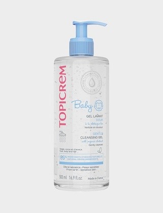 топикрем baby нежный очищающий гель 500 мл topicrem
