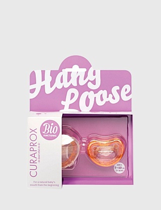 cоска-пустышка curaprox оранжевая, размер 1 (7-10 кг, 7-18 мес.), 2 шт., контейне