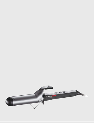 плойка babyliss pro titanium tourmaline, c терморегулятором, 38мм, титан+турмалин