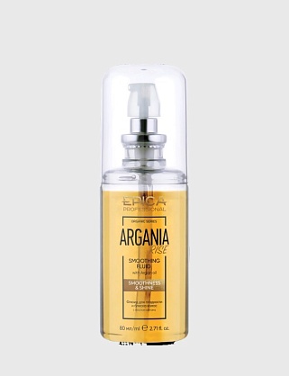 argania rise organic флюид для гладкости и блеска волос, 80 мл