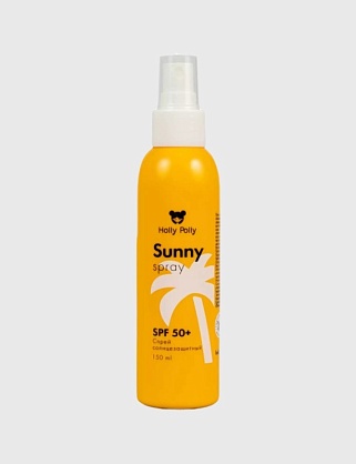 спрей солнцезащитный для лица и тела holly polly sunny spf 50+,150мл
