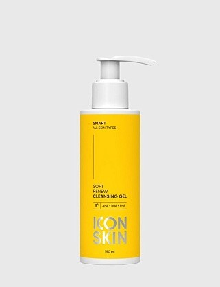очищающий гель для умывания с кислотами soft renew / soft renew cleansing gel, 150 мл