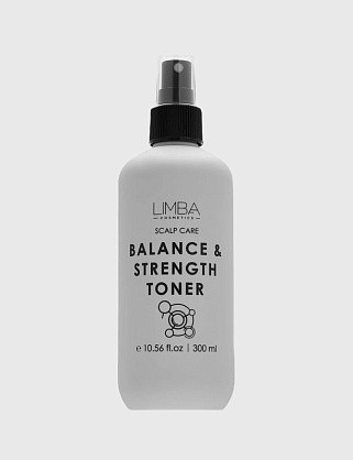 тоник для кожи головы против перхоти и шелушений limba cosmetics balance & strength toner, 300 мл