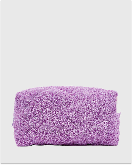 косметичка махровая фиолетовая