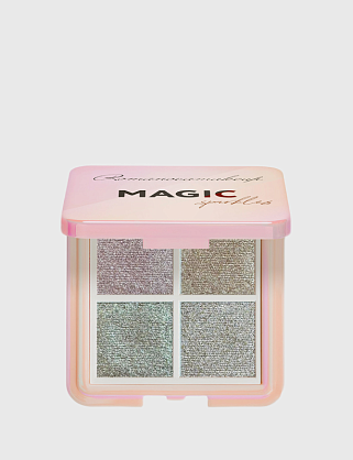 палетка теней для век 4 color eyeshadow palette magic sparkles