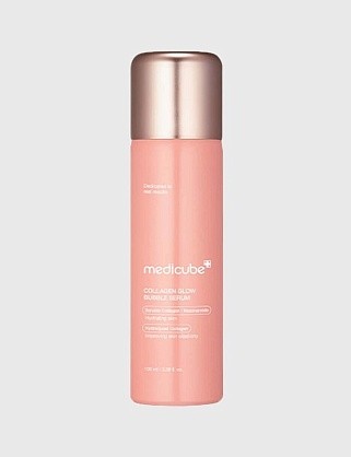 увлажняющая пузырьковая сыворотка с коллагеном collagen glow bubble serum 100мл