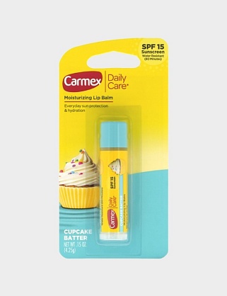 бальзам для губ carmex капкейк spf 15 в стике
