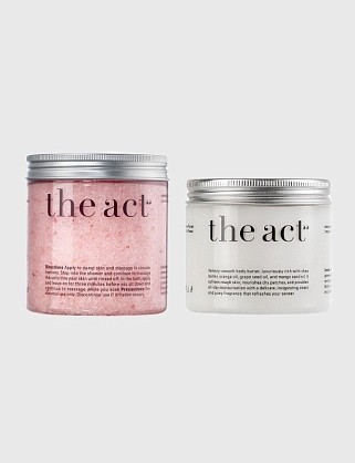 набор для тела: скраб грейпфрут + баттер апельсин