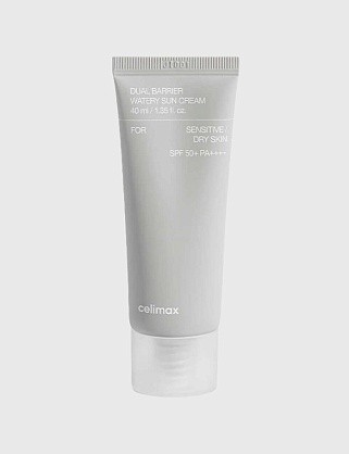 крем солнцезащитный для сухой кожи - dual barrier watery sun cream spf50+pa++++, 40мл