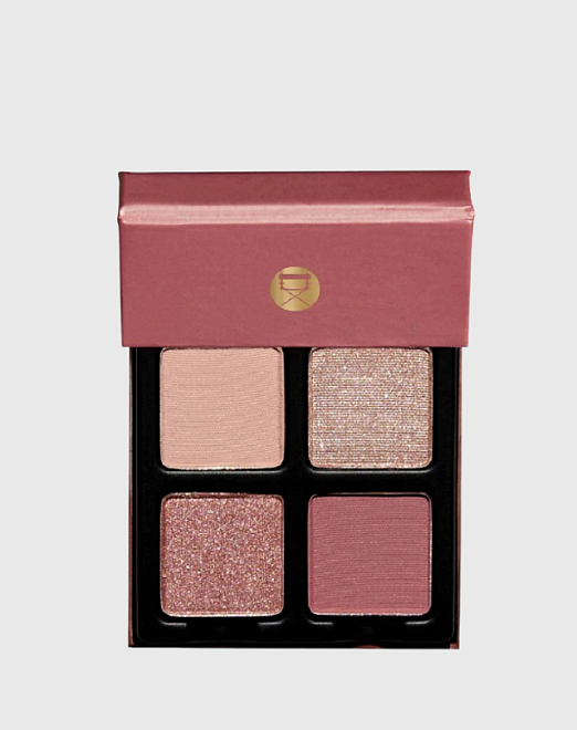 палетка теней 4 цветов rosea lotus petit fours