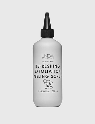 пилинг-скраб для кожи головы limba cosmetics refreshing exfoliation, 300 мл