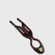 шпилька hairpin no1 - коричневый (brown)