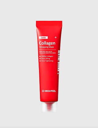 red lacto collagen wrapping mask (70ml) лифтинг маска-пленка с гидролизованным коллагеном