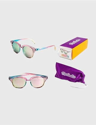 очки солнцезащитные детские, розовые 