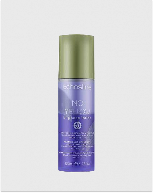 несмываемый двух-ый анти-желтый кондиционер для светлых, обесц-ых/седых волос/ec no yellow bi-phase