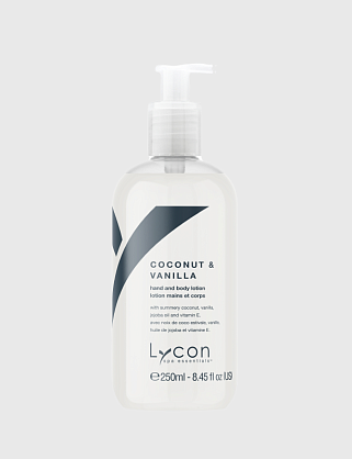 coconut & vanilla hand & body lotion - лосьон для рук и тела - кокос и ваниль, 250 мл
