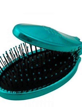 wet brush щётка-мини pop fold раскладная - мята (948172) (01.01.2069, 10013160/280521/0319018, китай