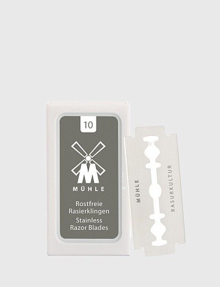 сменные лезвия для т-образного станка, muehle, 10 лезвий в упаковке