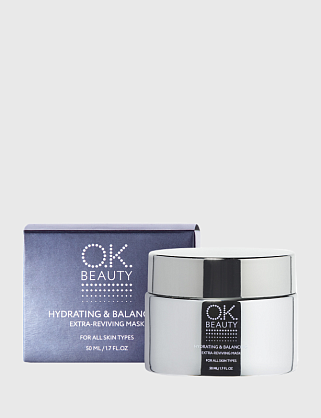 экстра-питательная восстанавливающая маска для лица ok beauty hydrating & balancing / ok beauty hydr