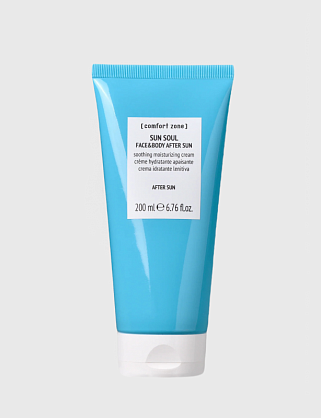 sun soul face&body after sun / крем после загара, 200 мл