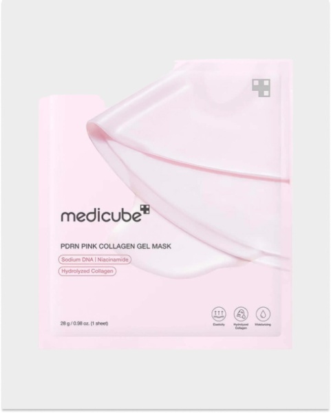 Гидрогелевая маска с PDRN и коллагеном PDRN Pink Collagen Gel Mask 1 шт